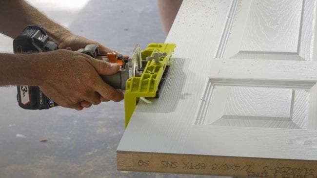 Octane compact router door hinges