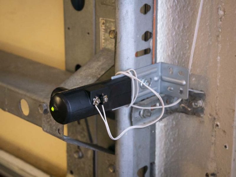 garage door installation eye sensors