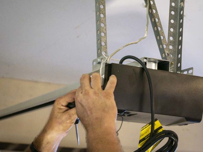 garage door installation wiring