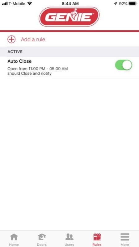Genie Aladdin App Rules