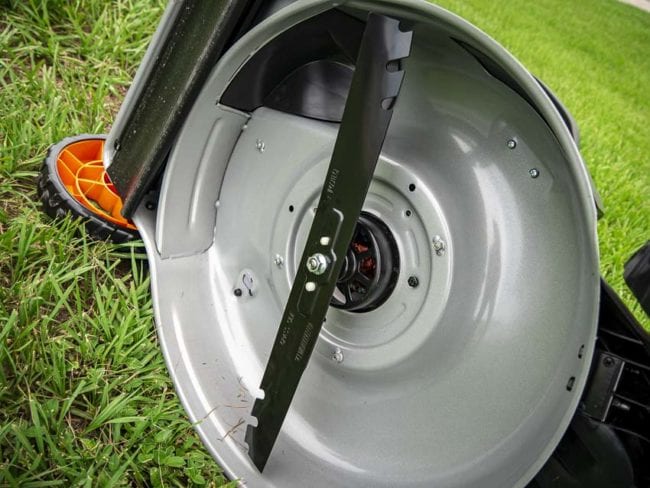 Worx 2 x 20V Battery-Powered Lawn Mower Deck and Blade