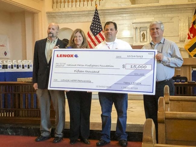 Lenox NFFF check presentation