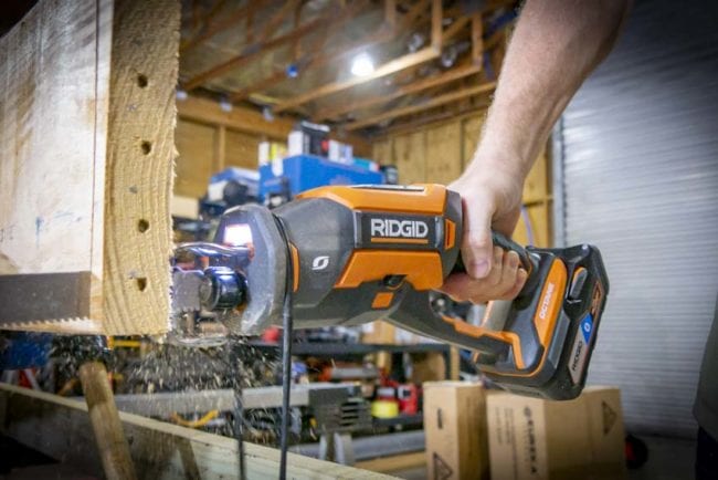 Bosch Vs Ridgid Compact Reciprocating Saw Thursday Throwdown - Nail-Embedded Wood