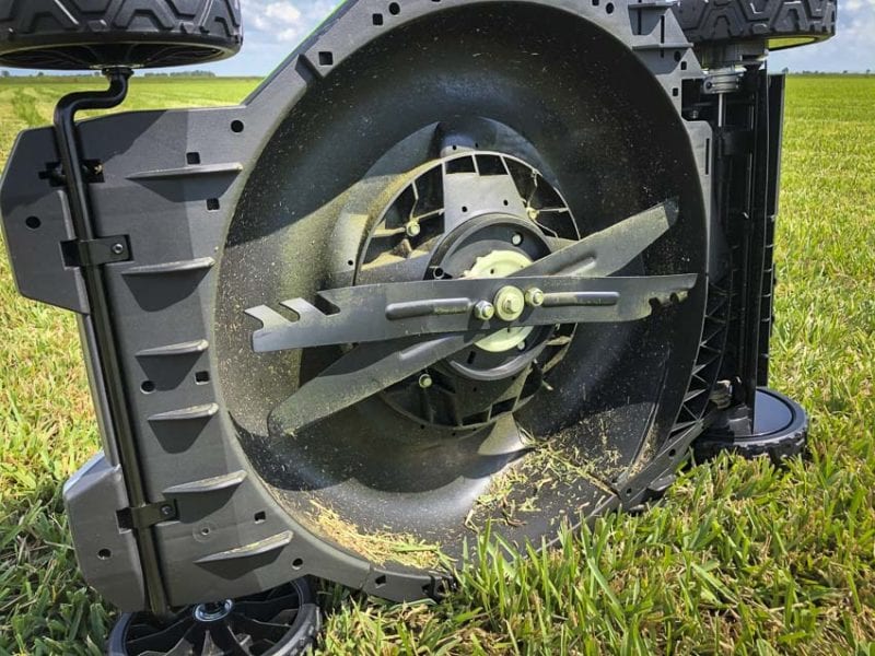 EGO Gen 3 lawnmower gator mulching blades