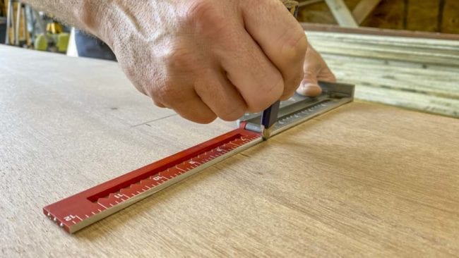 Crescent Lufkin Extendable Square and Layout Tool EX6 Marking