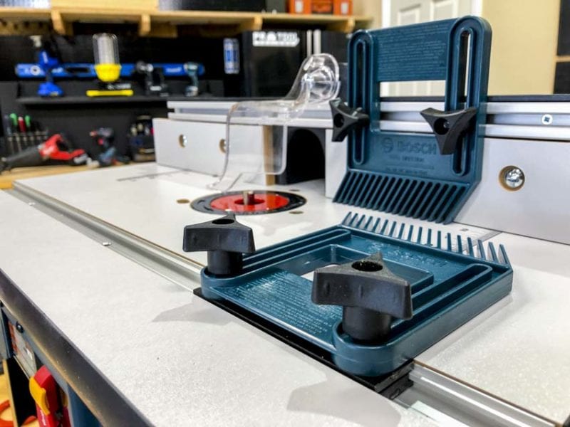 Bosch Portable Benchtop Router Table RA1141 Featherboards