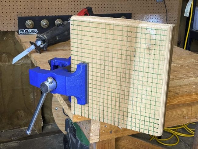 Irwin rotating jaws vise wood