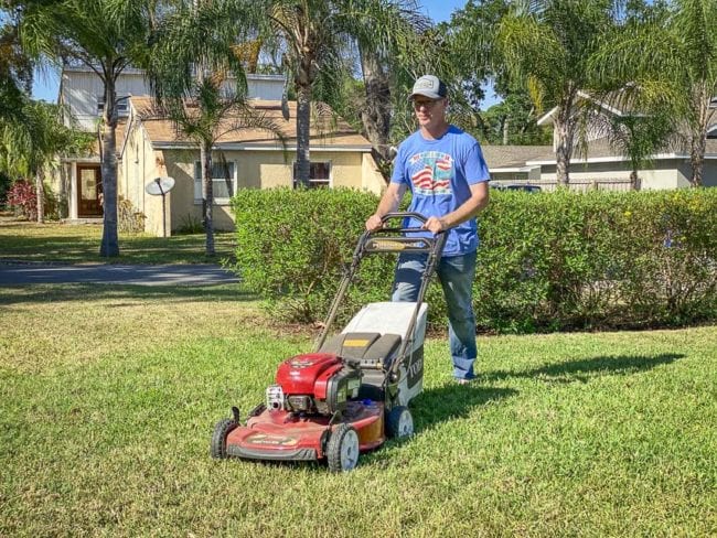 Toro self-propelled lawn mower