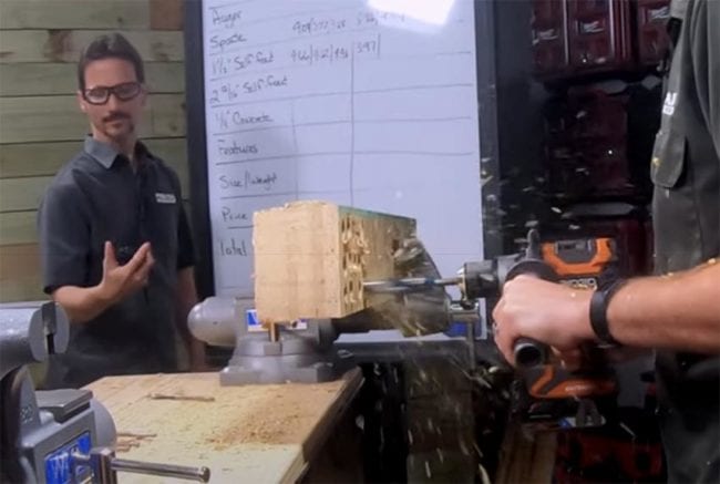 Kobalt XTR Vs Ridgid Octane Hammer Drill Thursday Throwdown Auger Bit