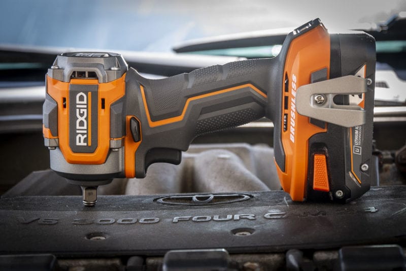 Ridgid 18V SubCompact Impact Wrench Profile