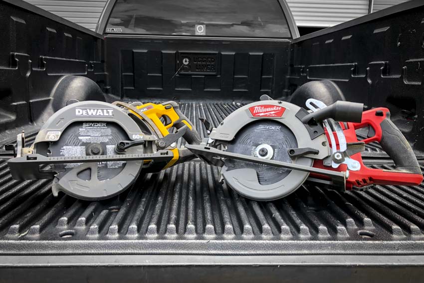 DeWalt FlexVolt Worm Drive Style Vs Milwaukee M18 Fuel Rear-Handle Circular Saw