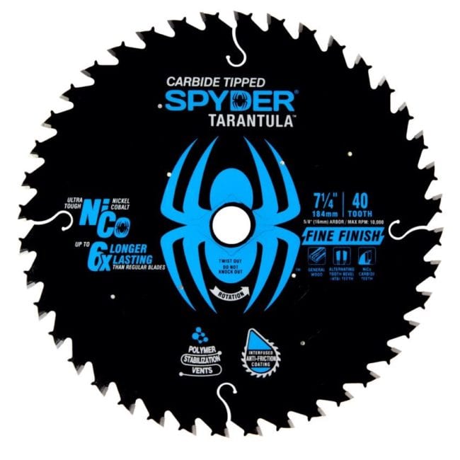 Spyder Tarantula Circular Saw Blades