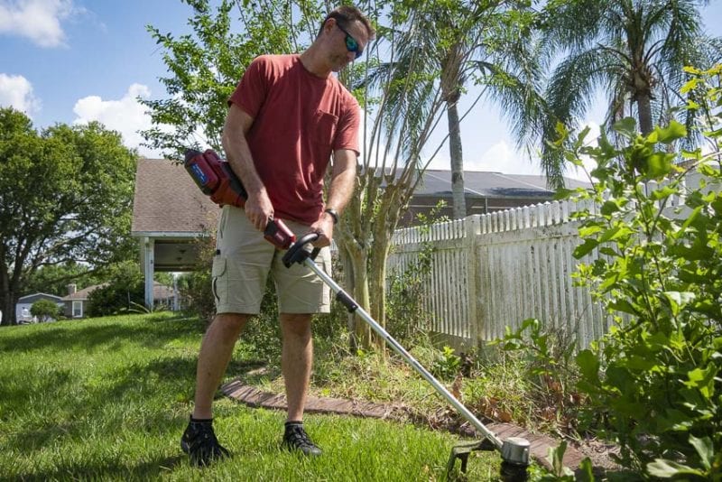 Toro battery-powered weedeater
