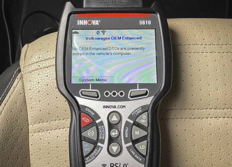 Innova 5610 DTC check