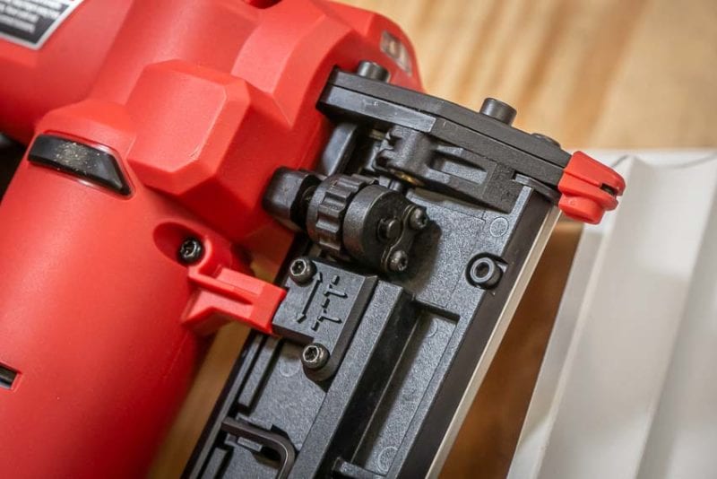 Milwaukee M12 Pin Nailer Depth Adjustment