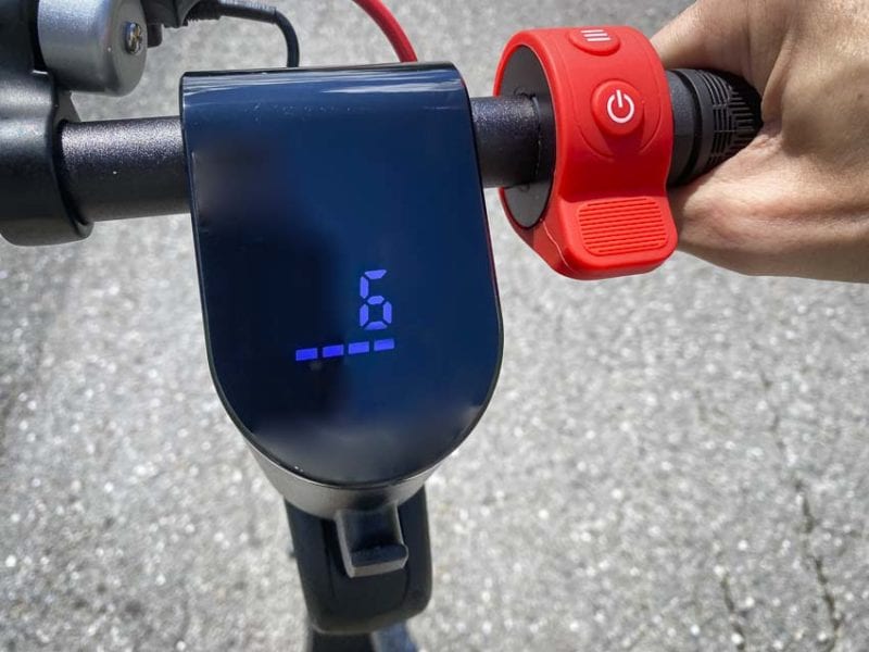 scooter LCD display speedometer