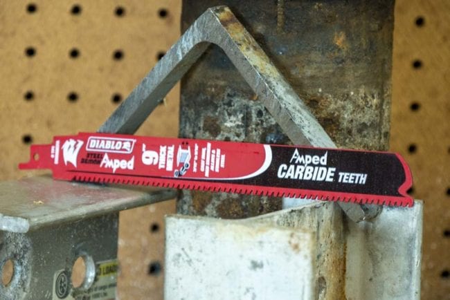 Diablo Steel Demon Amped Carbide Thick Metal Reciprocating Saw Blade