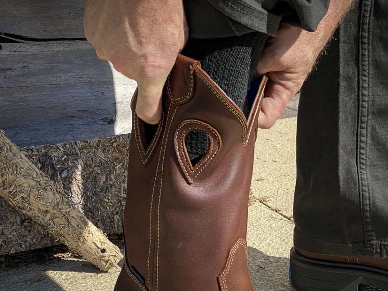 Steel Blue Heeler pull-on boots