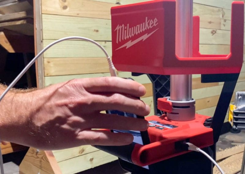 USB Port and Phone Holder