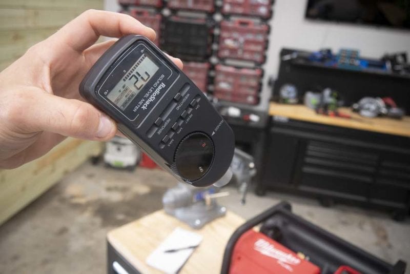 low noise emissions SPL test