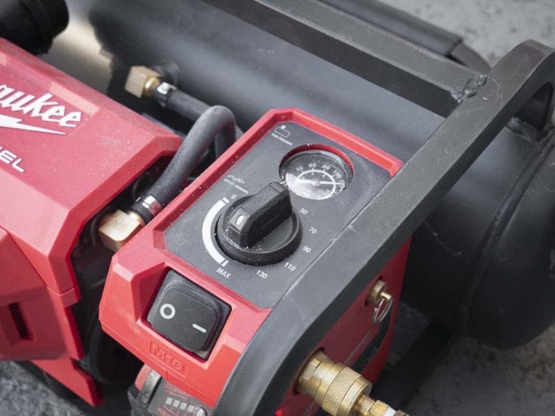 power switch and pressure regulator