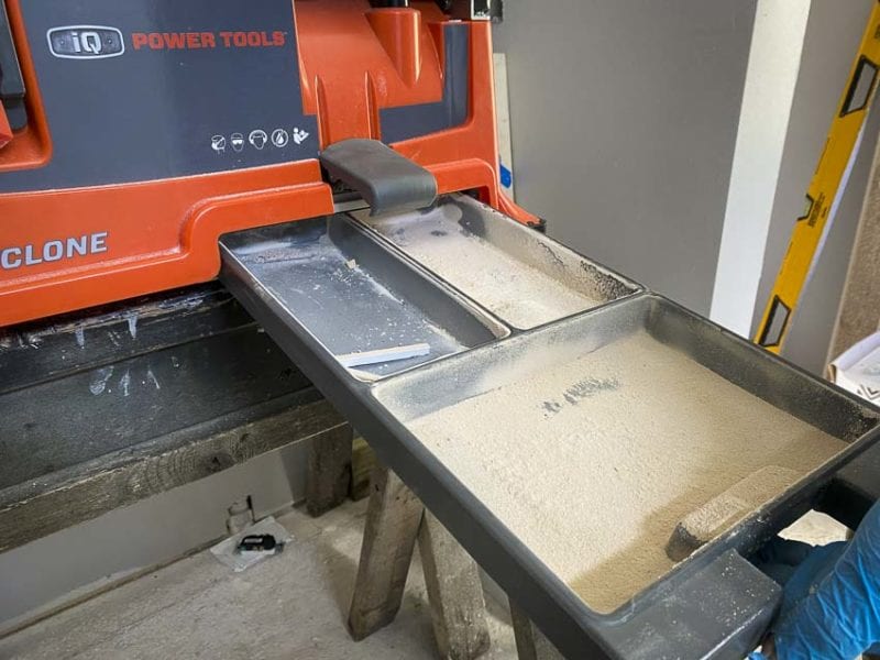 3-stage dust filtration system