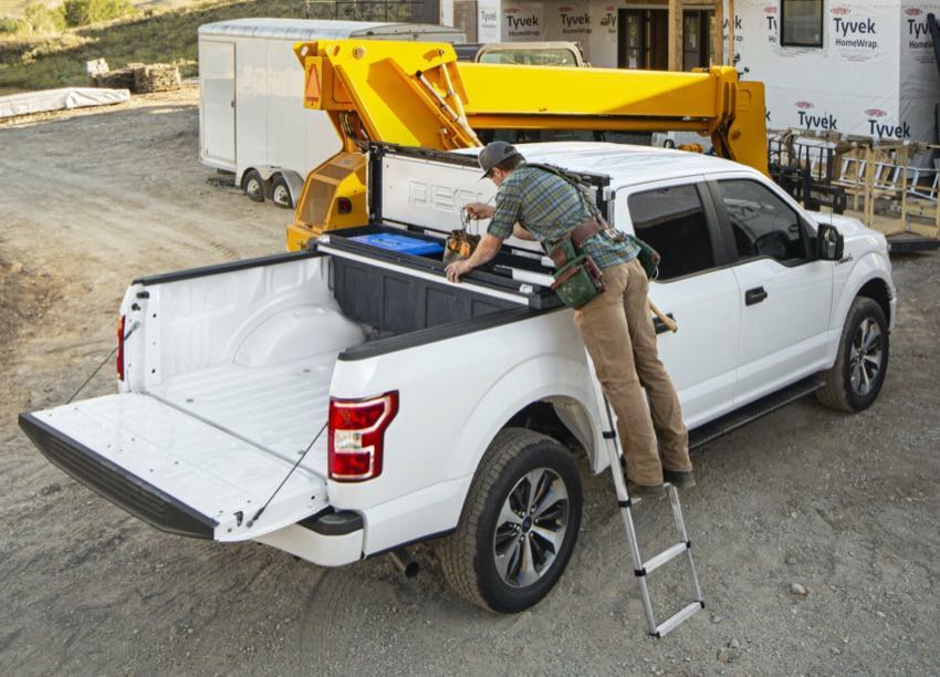 Decked Truck Tool Box with Ladder
