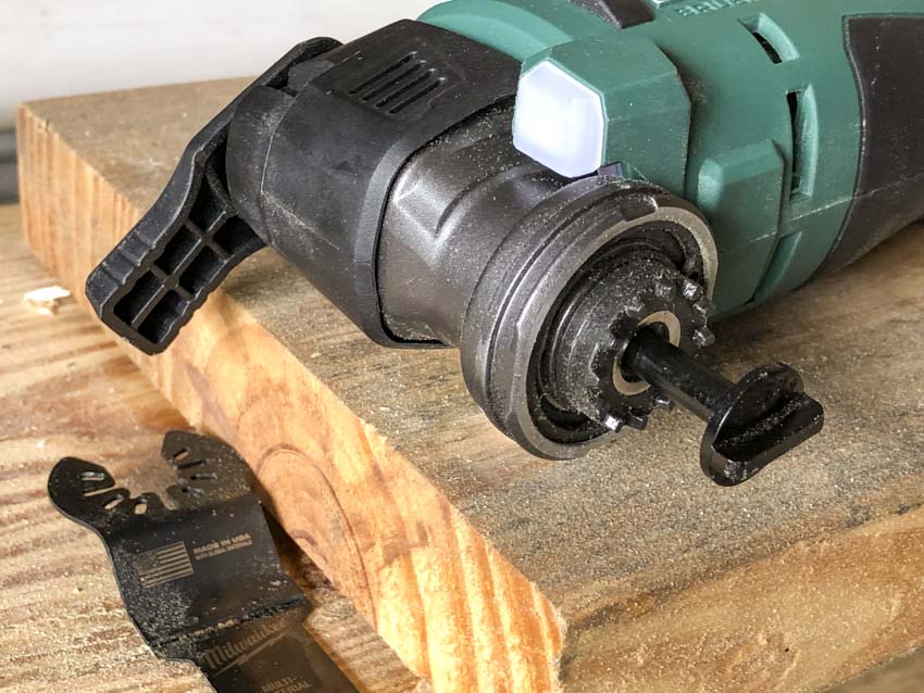 Masterforce Boost Oscillating Multi-Tool Blade Change