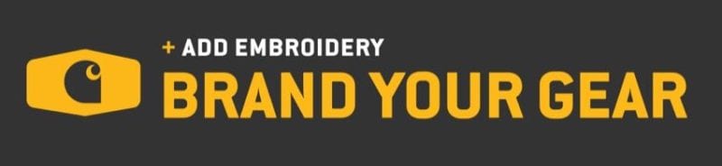 Carhartt Company Gear Embroidery