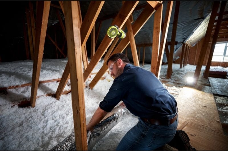 Ryobi 18V 4-inch Clamp Fan (PCF02)