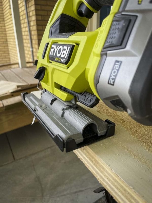 Ryobi HP brushless jigsaw bevel cut