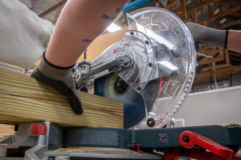 Bosch ProFactor Miter Saw blade guard