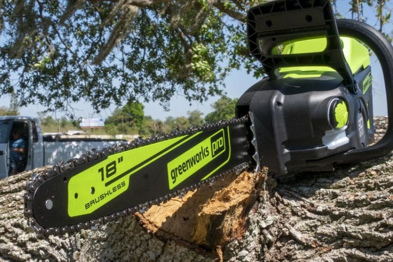 18-inch bar and chain