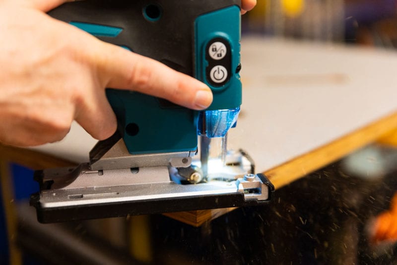 Makita XVJ01 brushless jigsaw controlds