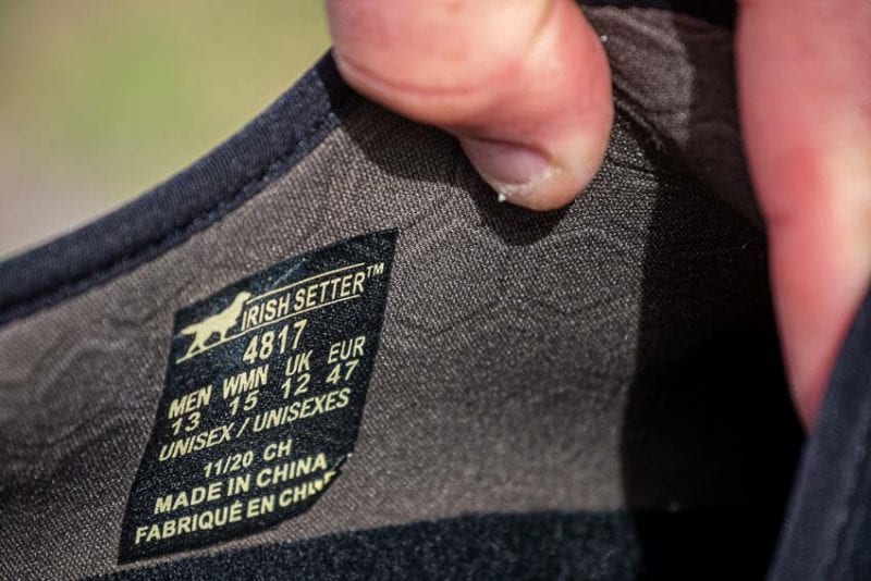 Irish Setter Mudpaw Lining