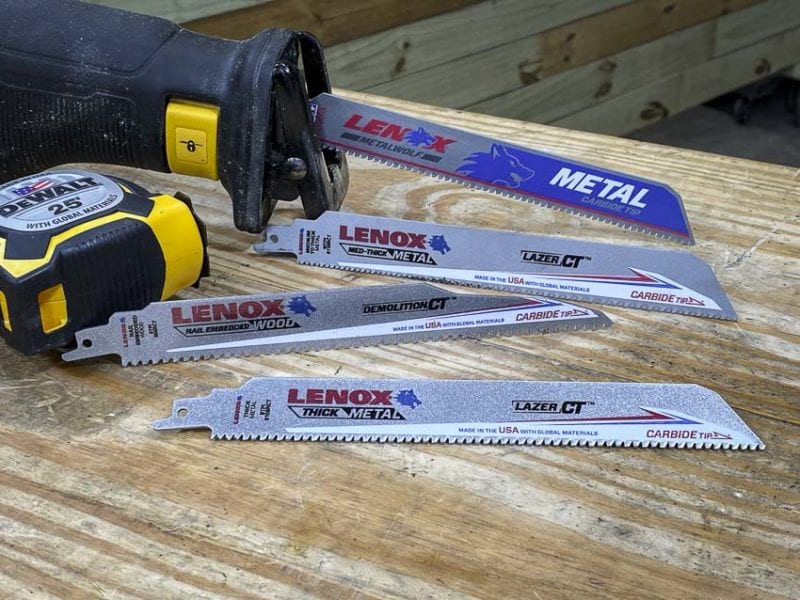 LENOX carbide blades
