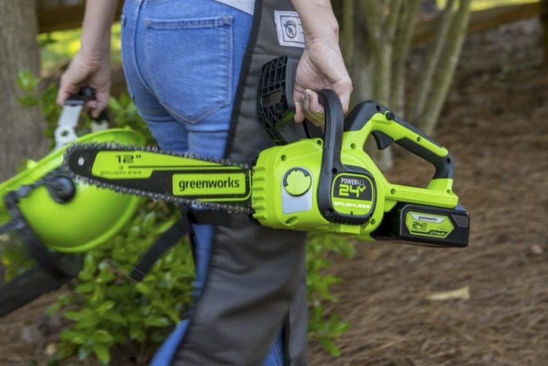 Greenworks Chainsaw Reviews | Greenworks 24V 12-Inch Brushless Chainsaw