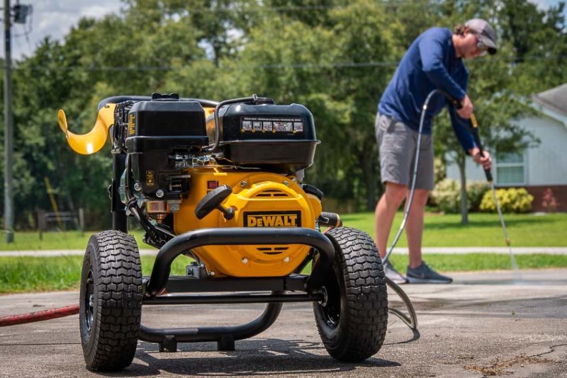 DeWalt Electric Start Pressure Washer Feature