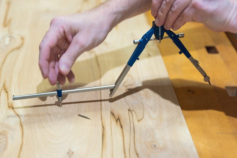 Extension on a compass