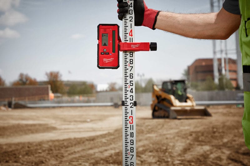 Laser Detector on Grade Rod