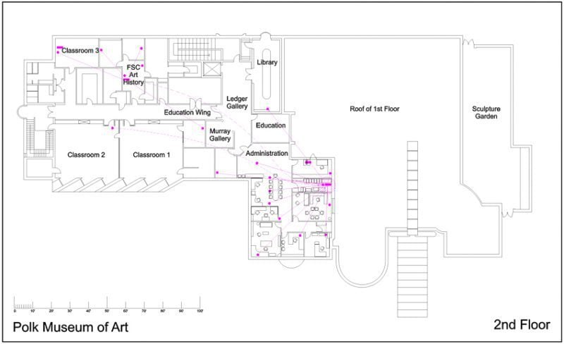 Map of Polk Museum