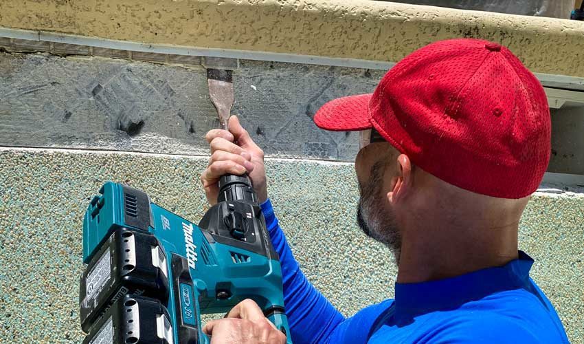 XRH08 36V X2 rotary hammer chisel tip