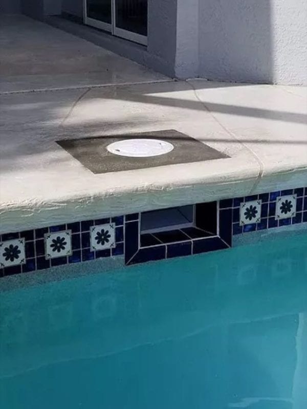 hydraulic cement filled in