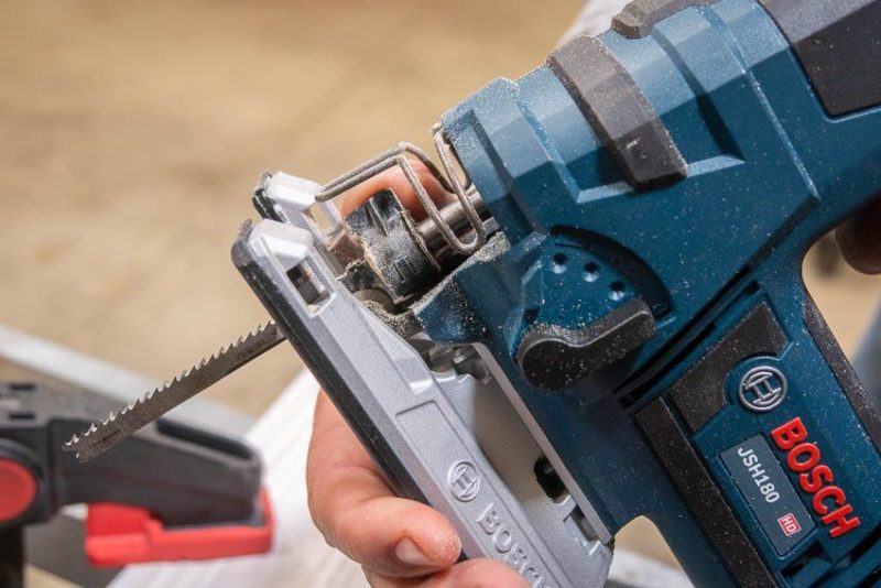 Bosch Core18 Jigsaw Blade Change