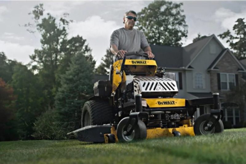 DeWalt commercial stand-on zero-turn mowers