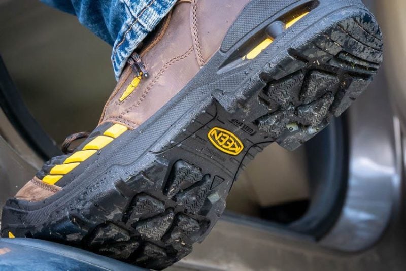 Keen Troy Work Boot Tread