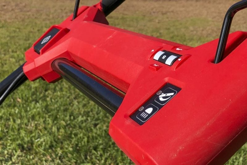 Milwaukee M18 Fuel Self-Propelled Lawn Mower Controls