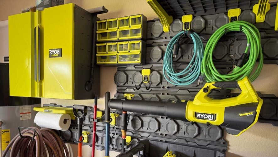 Ryobi Link modular wall storage system