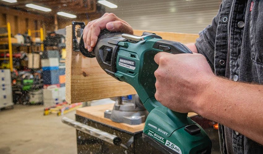 Masterforce Boost Reciprocating Saw Feature