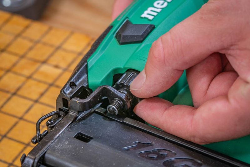 Metabo 18V 18ga. Brad Nailer Depth Drive